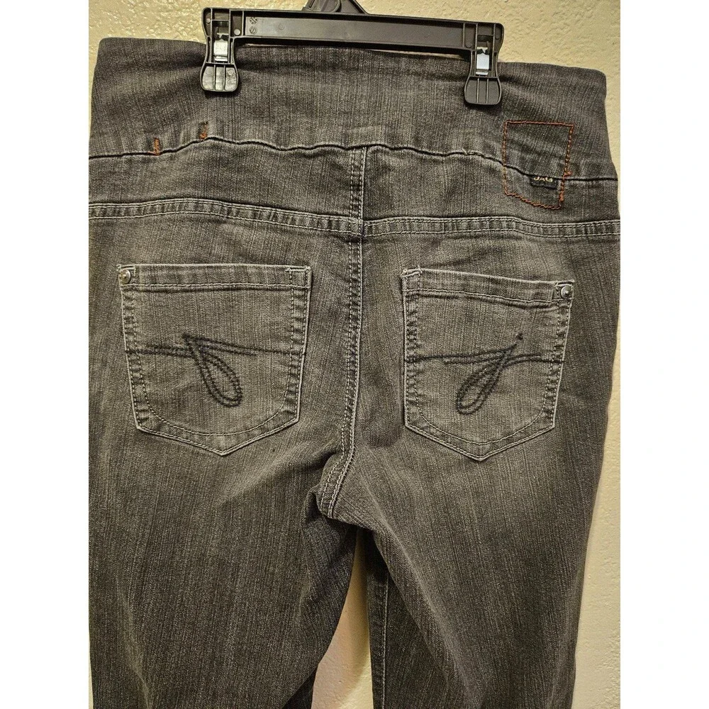 Jag Jeans Size 4 Slim Grey Pull On Tummy Tuck waistband - Picture 8 of 10